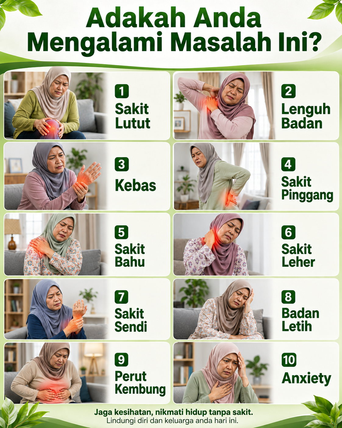 Masalah harian yang boleh dilegakan dengan As Safa Aromatherapy